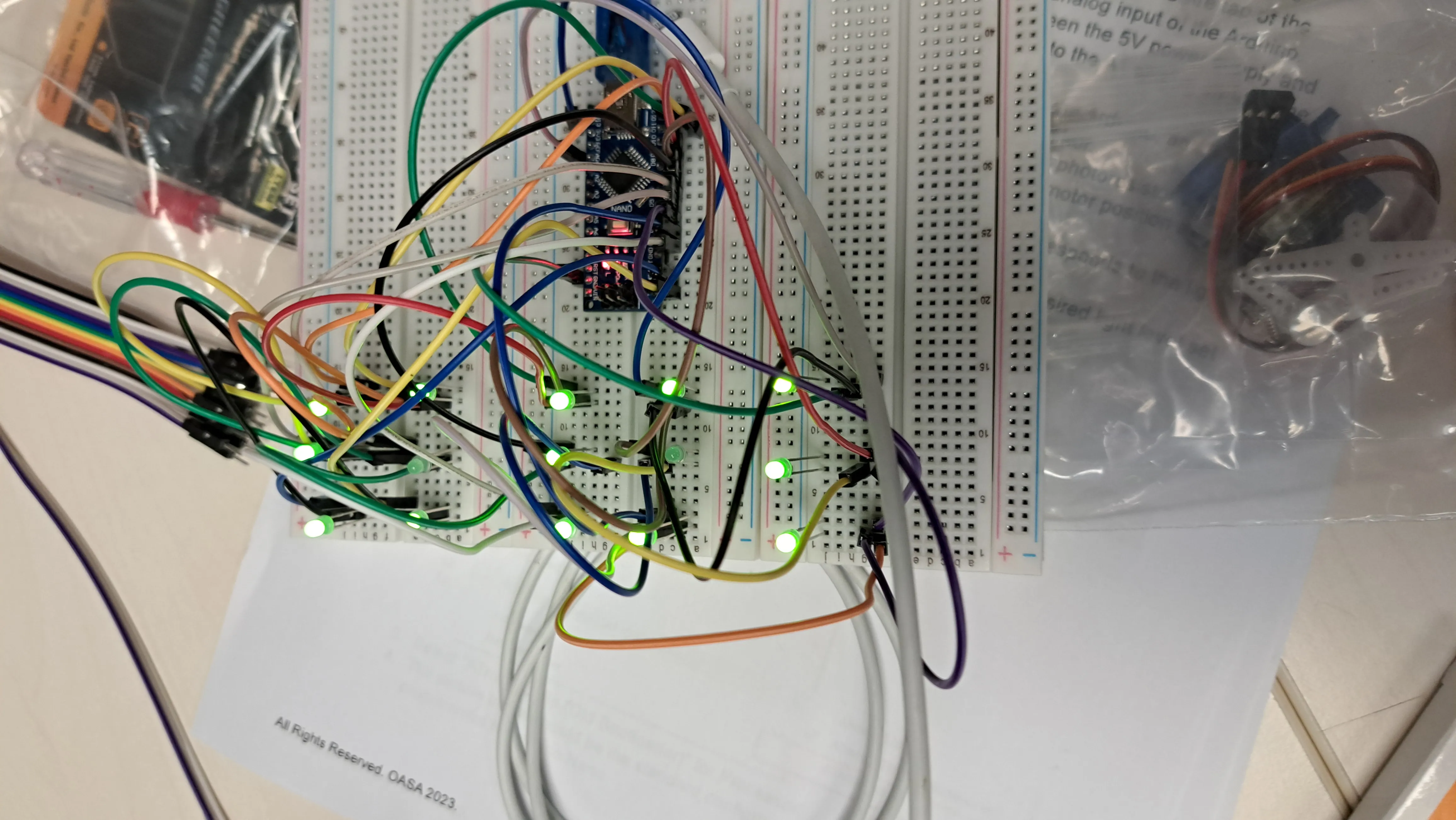 Programming LEDs with Arduino Nano and breadboards